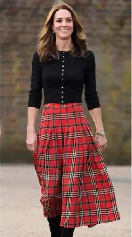 Il look perfetto per le feste Il tartan 2
