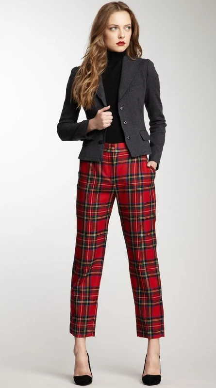 Il look perfetto per le feste Il tartan 5